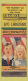Matchbook Cover - Bergeson's Cafe St Joseph MO