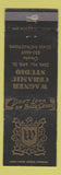 Matchbook Cover - Wagner Ceramic Studio Omaha NE WEAR