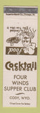 Matchbook Cover - Four Winds Supper Club Cody WY