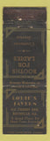 Matchbook Cover - Louie's Tavern Rochelle IL WORN