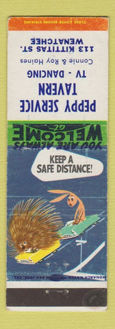 Matchbook Cover - Peppy Service Tavern Wenatchee WA