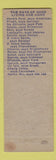 Matchbook Cover - Peppy Service Tavern Wenatchee WA
