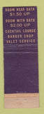 Matchbook Cover - Hotel San Diego CA