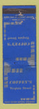 Matchbook Cover - Coffey's
