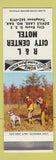 Matchbook Cover - R&L City Center Motel Devils Lake ND
