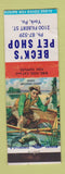 Matchbook Cover - Beck's Pet Shop York PA WEAR