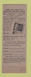 Matchbook Cover - Hoffman Studios Dog Cartoon pinup