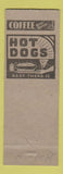 Matchbook Cover - Weenie Bar Detroit MI WWII pinup ARROW