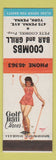 Matchbook Cover - Coombs Bar Grill York PA pinup