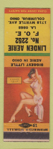 Matchbook Cover - Eagle Club Linden Aerie Columbus OH pinup