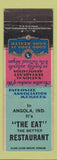 Matchbook Cover - The Eat Restaurant Angola IN