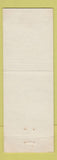 Matchbook Cover - Joe Brown Clerk Recorder Election