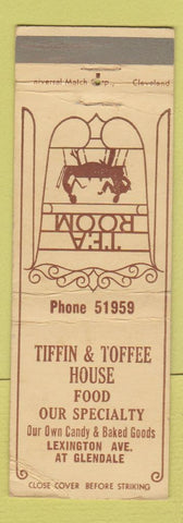 Matchbook Cover - Tiffin & Toffee House WEAR