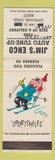 Matchbook Cover - Jim's Enco oil gas auto repair Loveland Colorado WRITING WEAR