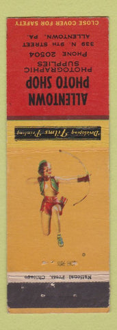 Matchbook Cover - Allentown Photo Shop PA pinup