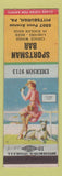 Matchbook Cover - Sportsman Bar Pittsburgh PA pinup Terry Says girlie