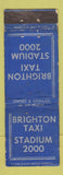 Matchbook Cover - Brighton Taxi MD? WORN