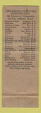 Matchbook Cover - Hotel Lycoming Williamsport PA WEAR
