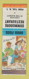 Matchbook Cover - Commodore Restaurant Penn Yan NY hillbilly WEAR