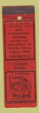 Matchbook Cover - E Schrumm Welding Wilmington DE