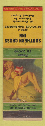 Matchbook Cover - Southern Cross Inn Oakland CA pinup