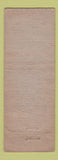 Matchbook Cover - My Farmers Market Hollywood CA WORN