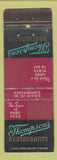 Matchbook Cover - Thompson's Restaurants WORN