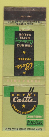 Matchbook Cover - Hotel Castle Omaha NE WEAR