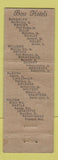 Matchbook Cover - Hotel Castle Omaha NE WEAR