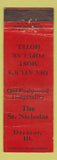 Matchbook Cover - St Nicholas Hotel Decatur IL