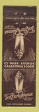 Matchbook Cover - Ten Park Avenue Hotel New York CIty