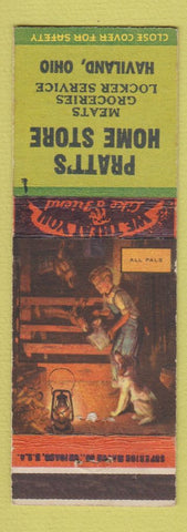 Matchbook Cover - Pratt's Home Store Meat Haviland OH