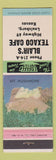 Matchbook Cover - Blair's Texaco oil gas Louisburg KS