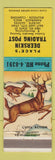 Matchbook Cover - Place's Deerskin Trading Post Salt Lake City UT