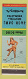 Matchbook Cover - Jack Saul Electrical Contractor Harrisburg PA pinup
