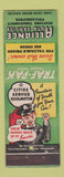 Matchbook Cover - Alliance Auto Service Cities oil gas Philadelphia PA