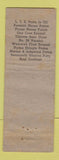 Matchbook Cover - Petro Paint Cummings WORN