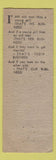 Matchbook Cover - Burt's Beach HEAd Restaurant East Haven CT WEAR