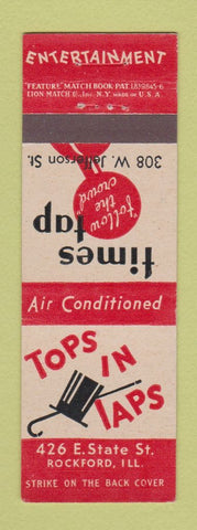 Matchbook Cover - Times Tap Rockford IL feature