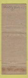 Matchbook Cover - Palace Hotel San Francisco CA