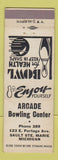 Matchbook Cover - Arcade Bowling Center Sault Ste Marie MI