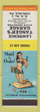 Matchbook Cover - Lawrence Tanger's Garage Carlisle PA pinup