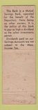 Matchbook Cover - Cape Ann Savings Bank Gloucester MA