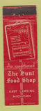 Matchbook Cover - Hunt Food Shop East Lansing MI WEAR