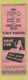 Matchbook Cover - Club Mayflower San Francisco CA girlie WORN