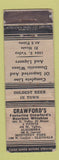 Matchbook Cover - Crawford's Bar Alhambra CA POOR