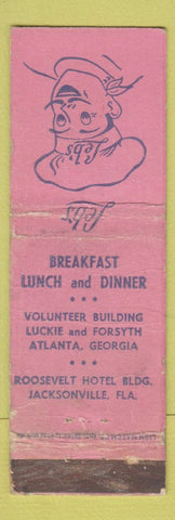 Matchbook Cover - Leb's Restaurant Jacksonville FL Atlanta GA WORN