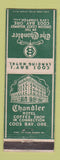 Matchbook Cover - The Chandler Hotel Coos Bay OR