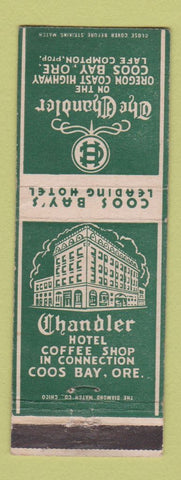 Matchbook Cover - The Chandler Hotel Coos Bay OR