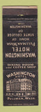 Matchbook Cover - Washington Hotel Pullman WA WEAR